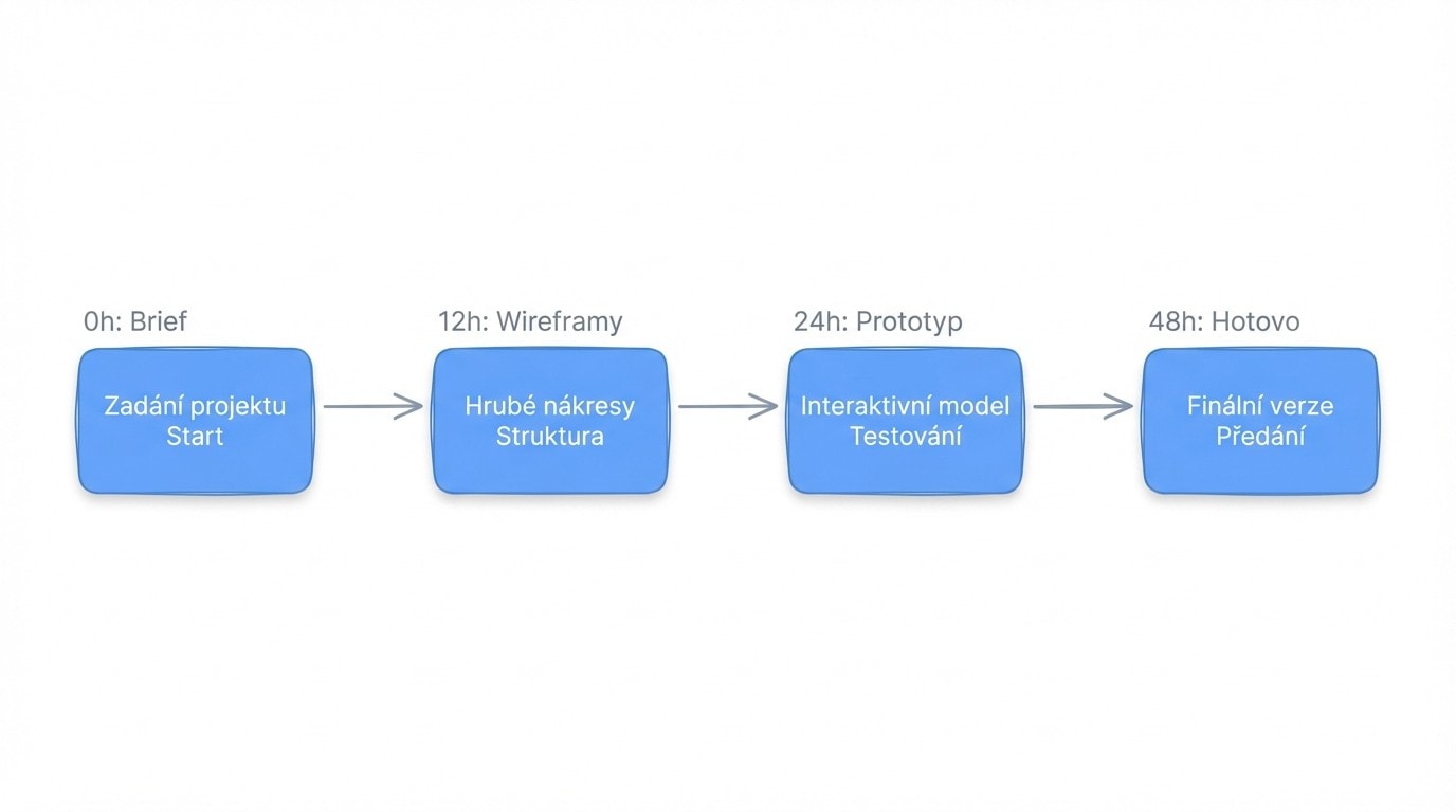 Diagram 48hodinového prototypového sprintu